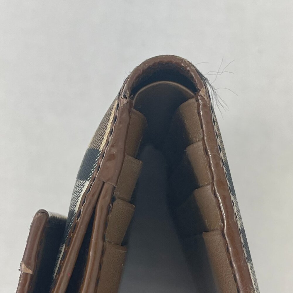 Burberry Nova Check Coated Canvas and Leather Compact Wallet - Preowned - Picture 13 of 15